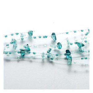 BEADED GARLAND | Blue Mist Beaded Garland ACCENTS BEADED GARLAND