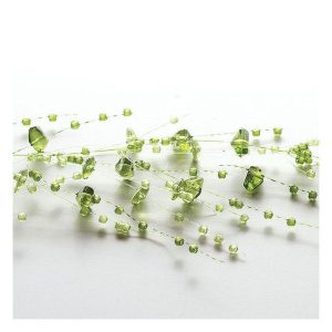 BEADED GARLAND | Green Beaded Garland ACCENTS BEADED GARLAND