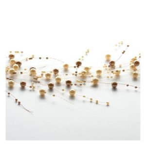 BEADED GARLAND | Pearl Gold and Copper Beaded Garland ACCENTS BEADED GARLAND