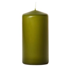 BELL TOP PILLARS | Sage 3 x 6 Unscented Pillar Candles 3X6 UNSCENTED PILLAR CANDLES BELL TOP PILLARS