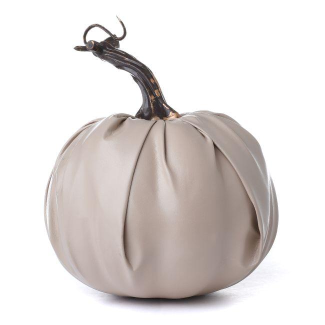 HOME DECOR | Faux Leather Pumpkin Tan