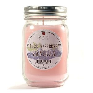 JAR CANDLES | Black Raspberry Vanilla Mason Jar Candle Pint CANDLES JAR CANDLES