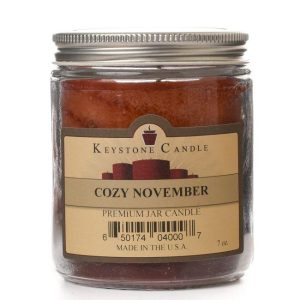 JAR CANDLES | Cozy November Jar Candles 7 oz 7 OZ JAR CANDLES JAR CANDLES