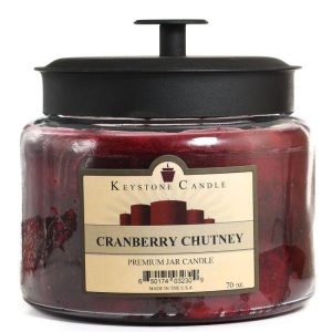 JAR CANDLES | Cranberry Chutney 48 oz Mini Jar Candles 48 OZ MINI JAR CANDLES JAR CANDLES