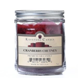 JAR CANDLES | Cranberry Chutney Jar Candles 7 oz 7 OZ JAR CANDLES JAR CANDLES