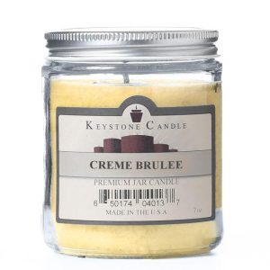 JAR CANDLES | Creme Brulee Jar Candles 7 oz 7 OZ JAR CANDLES JAR CANDLES