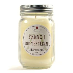 JAR CANDLES | French Butter Cream Mason Jar Candle Pint CANDLES JAR CANDLES