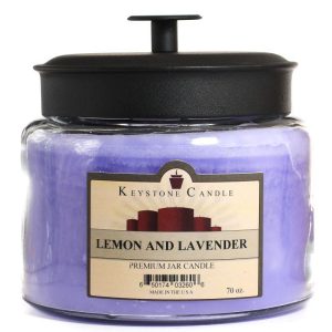 JAR CANDLES | Lemon and Lavender 48 oz Mini Jar Candles 48 OZ MINI JAR CANDLES JAR CANDLES