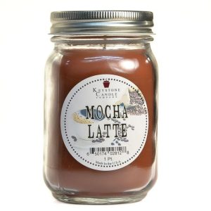 JAR CANDLES | Mocha Latte Mason Jar Candle Pint CANDLES JAR CANDLES