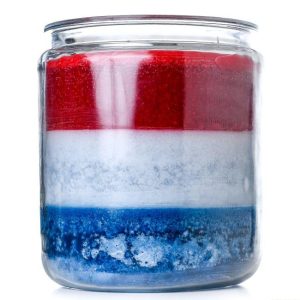 JAR CANDLES | Patriot Layered 2 Gallon Candle CANDLES JAR CANDLES