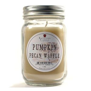 JAR CANDLES | Pumpkin Pecan Waffle Mason Jar Candle Pint CANDLES JAR CANDLES