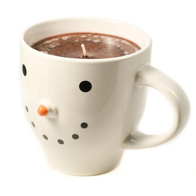 JAR CANDLES | Snowman Mug Hazelnut Coffee 20 oz