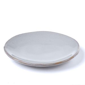 PLATES AND MIRRORS | Small Round Ceramic Plate CANDLE HOLDERS PLATES AND MIRRORS