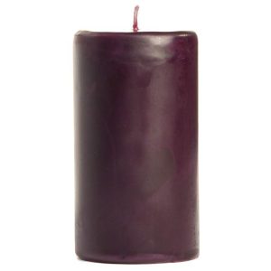 SMOOTH PILLARS | 2 x 3 Black Cherry Pillar Candles 2X3 PILLAR CANDLES SMOOTH PILLARS