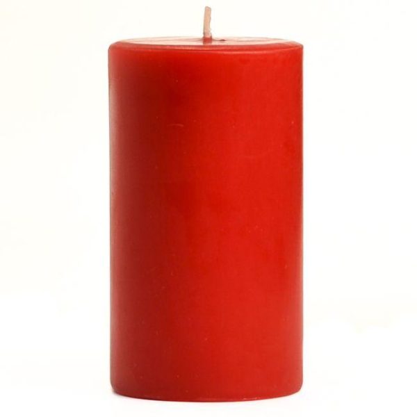 SMOOTH PILLARS | 2 x 3 Macintosh Apple Pillar Candles 2X3 PILLAR CANDLES SMOOTH PILLARS