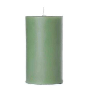 SMOOTH PILLARS | 2 x 3 Sage and Citrus Pillar Candles 2X3 PILLAR CANDLES SMOOTH PILLARS