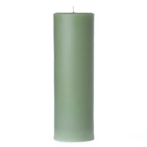 SMOOTH PILLARS | 2 x 6 Sage and Citrus Pillar Candles 2X6 PILLAR CANDLES SMOOTH PILLARS