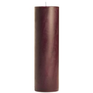 SMOOTH PILLARS | 2 x 6 Spiced Plum Pillar Candles 2X6 PILLAR CANDLES SMOOTH PILLARS