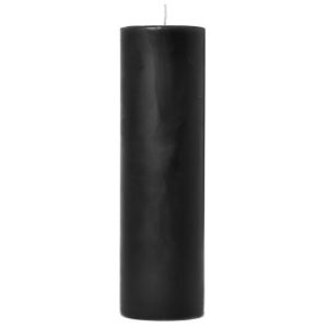 SMOOTH PILLARS | 2 x 6 Tuxedo Pillar Candles 2X6 PILLAR CANDLES SMOOTH PILLARS