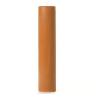 SMOOTH PILLARS | 2 x 9 Spiced Pumpkin Pillar Candles 2X9 PILLAR CANDLES SMOOTH PILLARS