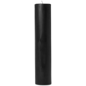 SMOOTH PILLARS | 2 x 9 Tuxedo Pillar Candles 2X9 PILLAR CANDLES SMOOTH PILLARS