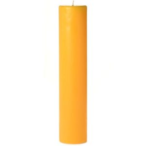 SMOOTH PILLARS | 3 x 12 Sunflower Pillar Candles 3X12 PILLAR CANDLES SMOOTH PILLARS