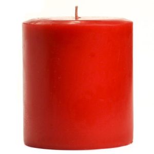 SMOOTH PILLARS | 3 x 3 Apple Cinnamon Pillar Candles CANDLES SMOOTH PILLARS