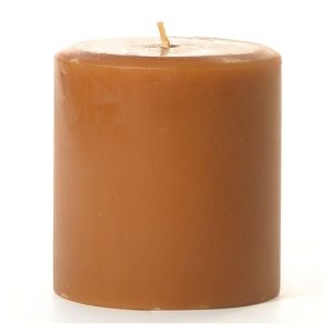 SMOOTH PILLARS | 3 x 3 Spiced Pumpkin Pillar Candles 3X3 PILLAR CANDLES SMOOTH PILLARS