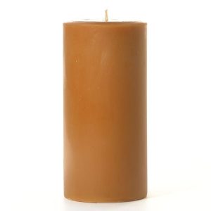 SMOOTH PILLARS | 3 x 6 Spiced Pumpkin Pillar Candles 3X6 PILLAR CANDLES SMOOTH PILLARS