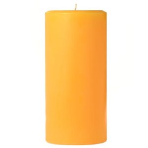 SMOOTH PILLARS | 3 x 6 Sunflower Pillar Candles 3X6 PILLAR CANDLES SMOOTH PILLARS