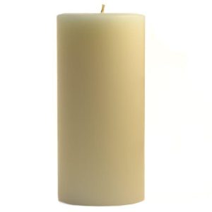 SMOOTH PILLARS | 3 x 6 Unscented Ivory Pillar Candles 3X6 PILLAR CANDLES SMOOTH PILLARS