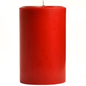 SMOOTH PILLARS | 4 x 6 Apple Cinnamon Pillar Candles CANDLES SMOOTH PILLARS