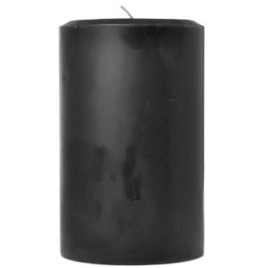 SMOOTH PILLARS | 4 x 6 Tuxedo Pillar Candles 4X6 PILLAR CANDLES SMOOTH PILLARS