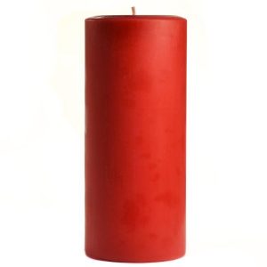 SMOOTH PILLARS | 4 x 9 Apple Cinnamon Pillar Candles CANDLES SMOOTH PILLARS