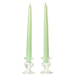 TAPER CANDLES | 10 Inch Mint Green Taper Candles Dozen 10 INCH TAPER CANDLES TAPER CANDLES