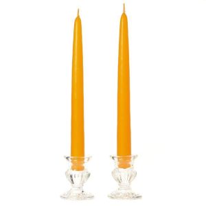 TAPER CANDLES | 8 Inch Mango Taper Candles Dozen 8 INCH TAPER CANDLES TAPER CANDLES