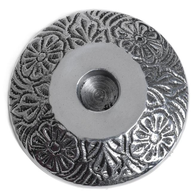 TAPER HOLDERS | Decorative Nickel Chime Candle Holder