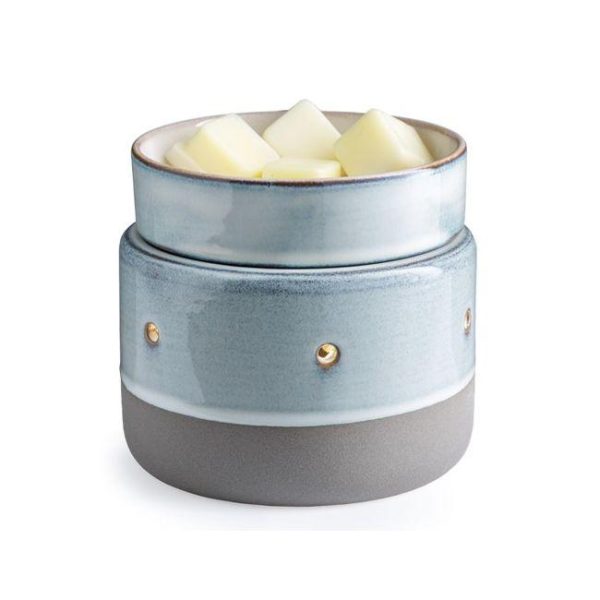 TART BURNERS | Candle Warmer & Dish Glazed Concrete CANDLE WARMERS TART BURNERS