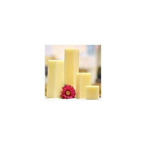 UNIQUE PILLARS | 12 Inch Tall Ivory Square Pillar Candles CANDLES UNIQUE PILLARS