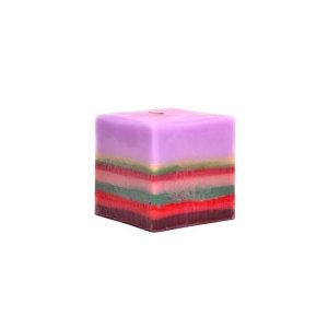 UNIQUE PILLARS | Layered Square Candles 5 Inch CANDLES UNIQUE PILLARS