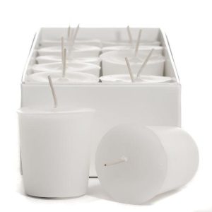 VOTIVE CANDLES | Fireside Marshmallow Scented Votive Candles 15 HOUR SCENTED VOTIVE CANDLES VOTIVE CANDLES