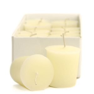 VOTIVE CANDLES | French Butter Cream Scented Votive Candles 15 HOUR SCENTED VOTIVE CANDLES VOTIVE CANDLES