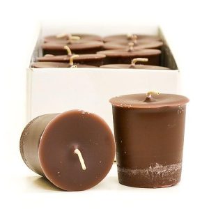 VOTIVE CANDLES | Hazelnut Coffee Scented Votive Candles 15 HOUR SCENTED VOTIVE CANDLES VOTIVE CANDLES