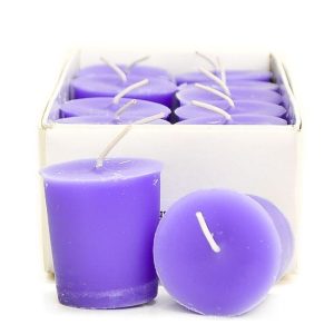 VOTIVE CANDLES | Lavender Scented Votive Candles 15 HOUR SCENTED VOTIVE CANDLES VOTIVE CANDLES