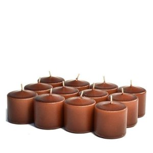 VOTIVE CANDLES | Unscented Brown Votive Candles 15 Hour 15 HOUR UNSCENTED VOTIVE CANDLES VOTIVE CANDLES