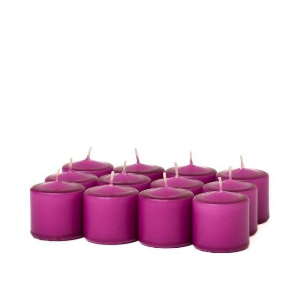 VOTIVE CANDLES | Unscented Lilac Votive Candles 10 Hour 10 HOUR UNSCENTED VOTIVE CANDLES VOTIVE CANDLES