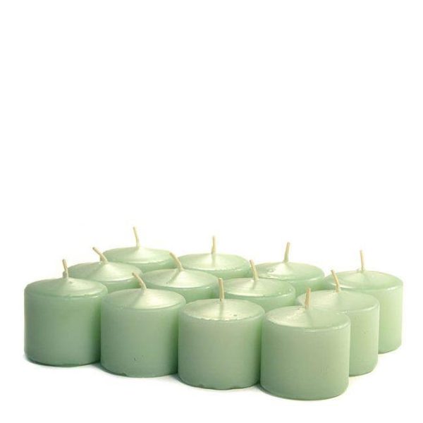 VOTIVE CANDLES | Unscented Mint green Votive Candles 10 Hour 10 HOUR UNSCENTED VOTIVE CANDLES VOTIVE CANDLES