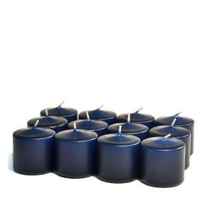 VOTIVE CANDLES | Unscented Navy Votive Candles 10 Hour 10 HOUR UNSCENTED VOTIVE CANDLES VOTIVE CANDLES