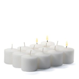 VOTIVE CANDLES | Unscented White Votive Candles 10 Hour 10 HOUR UNSCENTED VOTIVE CANDLES VOTIVE CANDLES