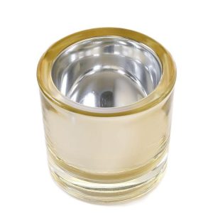 VOTIVE CUPS | Gold Chunky Mirrored Votive Cup CANDLE HOLDERS VOTIVE CUPS